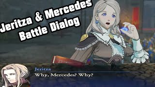 Fire Emblem Warriors Three Hopes  Jeritza VS Mercedes Unique battle dialog [upl. by Enner549]