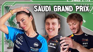 Watch the Saudi Arabian Grand Prix with me  F1 Race Weekend Diary [upl. by Adnamas462]