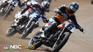 American Flat Track 2019 Yamaha Atlanta Short Track  EXTENDED HIGHLIGHTS  Motorsports on NBC [upl. by Vasos]