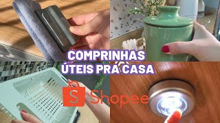 AS MELHORES COMPRINHAS PARA CASA da SHOPEE  Organização Utilidade Domésticas e Decor [upl. by Nerreg]