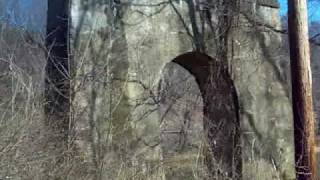 Abandoned Pittsburgh Harmony Butler Railway Streetcar line Ellwood City Pennsylvania [upl. by Irreg273]