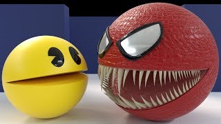 Pacman Vs Red Monster Pacman The Remake [upl. by Hyde]