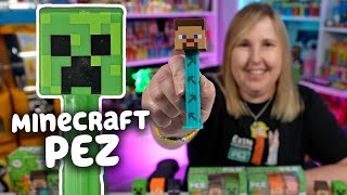 Crafting My PEZ Collection Minecraft PEZ Unboxing Adventure [upl. by Latsirk]