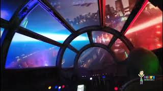 Millennium Falcon Smugglers Run Disney World Hollywood Studios On Ride 2024 [upl. by Mayberry]