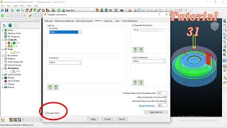 Autodesk Power Mill Lead Link and Gouge Check for selected Toolpath [upl. by Eirrek]