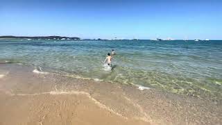 SaintTropez StTropez plage de Pampelonne  juin 2023  marcher sur la plage  partie sud [upl. by Yerahcaz]