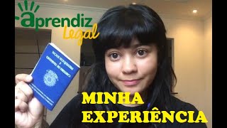 JOVEM APRENDIZ CIEE  MINHA EXPERIÊNCIA APRENDIZLEGAL [upl. by Scrope]