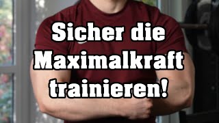 SICHERHEIT beim Maximalkrafttraining so EINFACH geht es [upl. by Alisen]