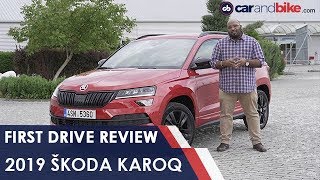 2019 Skoda Karoq First Drive Review  NDTV carandbike [upl. by Pages682]