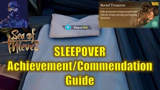 Sleepover Achievement and Commendation Guide Sea of Thieves [upl. by Acenom]