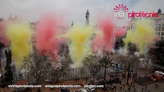 Fallas Valencia 2022 Mascletà 15 de Marzo 2022 Pirotecnia Ricardo Caballer RICASA [upl. by Belding]