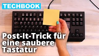 Tastatur richtig reinigen  TECH HACK  TECHBOOK [upl. by Llennoj45]