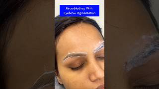 Microblading EyeBrows microbladingeyebrows microbladingshading eyebrowshaping eyebrowtutorial [upl. by Lleihsad]