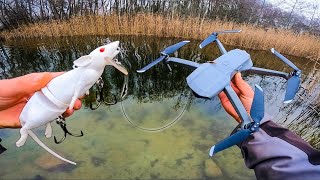 Je pêche le brochet avec ce drone télécommandé et des leurres de surface [upl. by Masuh]