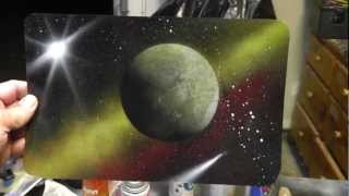 Space Spray Paint Art  Osage City Kansas [upl. by Oilejor]