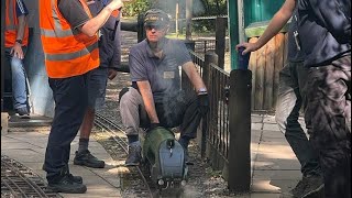 A day out with Tom  Frimley Lodge Miniature Railway [upl. by Ylenaj128]