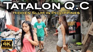 Quezon Citys Hidden Poverty  Slum Narrow Alley in Philippines 4K 🇵🇭 [upl. by Alessandro]