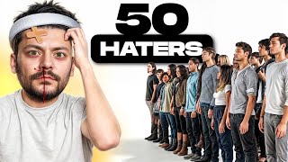 Jinvite 50 haters face à moi ils ont 10 secondes pour me roaster [upl. by Llenil]