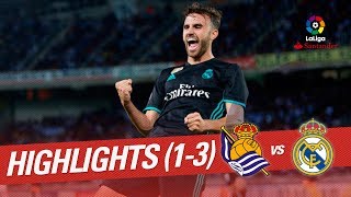 Resumen de Real Sociedad vs Real Madrid 13 [upl. by Eelsnia883]