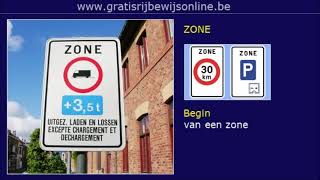 Copy of GRATIS RIJBEWIJS ONLINE 6 Rijbewijs B  BEBOUWDE KOM  ZONE  WOONERF [upl. by Eeralav]