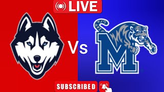 UConn Huskies vs Memphis Tigers  NCAA Mens Basketball 2024  College basketball Match Today Live [upl. by Gehlbach]