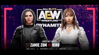 ALL ELITE  Zamie vs Riho [upl. by Nagard]