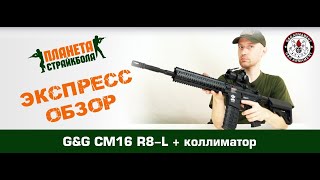 Обзор CM16 R8L EBB с коллиматором от GampG [upl. by Stevena]