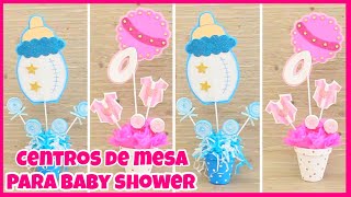 CENTRO DE MESA PARA BABY SHOWER  DIY [upl. by Iaras]