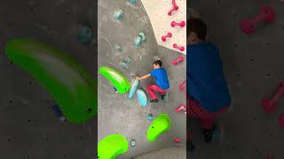 Slopers boulder by kid bouldering sportclimbing lasportiva fun [upl. by Eceinal]