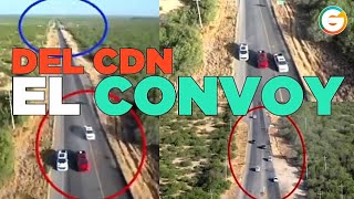 Dron capta convoy del CDN previo a enfrentamiento Coahuila [upl. by Dewhurst]