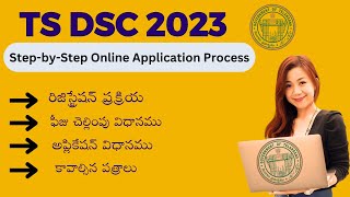 TS DSC Online Application Stepbystep Process  New Roaster Method  Registration Process [upl. by Ozne]