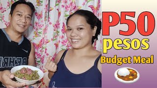 Murang Ulam 50 pesos Budget Meal [upl. by Ahgem]