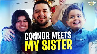 CONNOR MEETS MY SISTER WE YELLED AT HER Fortnite Battle Royale [upl. by Eveivenej]