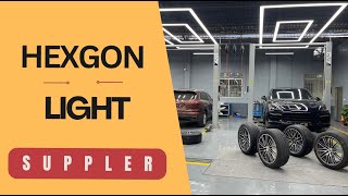 Research and Development of Automotive Workshop Light FixturesYour Hexagon Light Suppler [upl. by Angy53]