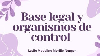 Base legal y organismos de Control en Instituciones Financieras del Ecuador [upl. by Lleinnad]