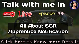 All About SCR Apprentice Notification Update In Telugu by Srikanth [upl. by Rowen902]