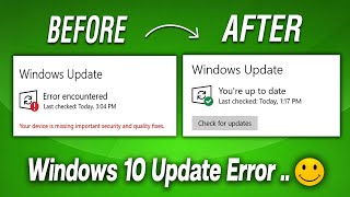 Solved Windows 10 Update Failed 2024  How to Fix Windows 10 Update Error Encountered In Hindi [upl. by Theola256]