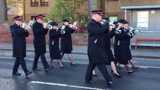 Bellshill Salvation Army Band Remembrance Day 2017 RB 2017 [upl. by Lledrev]