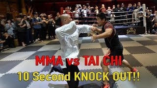 MMA vs Tai Chi 10 Second KNOCK OUT ✅ [upl. by Eniamrej]