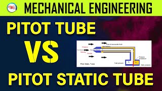 Pitot tube vs Pitot static tube  Fluid Mechanics Mechanical Engineering  Make It Easy [upl. by Stevena885]