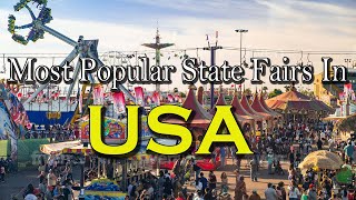 The Most Popular USA State Fairs [upl. by Aldercy]