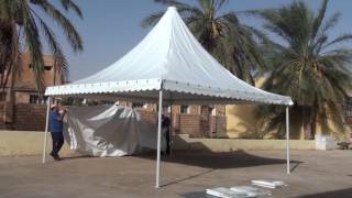 Comment Installer un Chapiteau Pagode TISCOBA [upl. by Lenny]