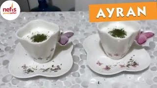 Ayran Tarifi Sütlü Ayran Yapımı [upl. by Myrvyn668]