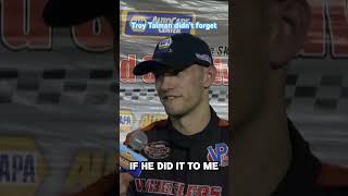 Troy Talman didn’t forget when getting his first SK Modified win 🤔 [upl. by Segal]