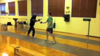 Sabre fencing lesson  M° Andrzey Kostrzewa  part 22 [upl. by Anatnom79]