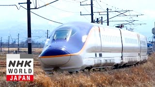 New Regional Yamagata Shinkansen Series E8  Japan Railway Journal [upl. by Ballinger]