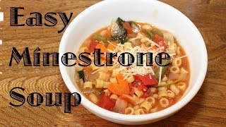 Easy Minestrone soup [upl. by Bonner]