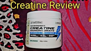 Wellcore Creatine Monohydrate Review  Creatine Review  Creatine Unboxing  creatine supplements [upl. by Vevine364]