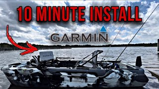 EASY Fishing Kayak Install  Garmin Echomap 93SV UHD [upl. by Annaeerb]