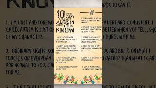 Autism things to knowbeheard loveall autism disability hofm natedogg listen payattention [upl. by Koffler]